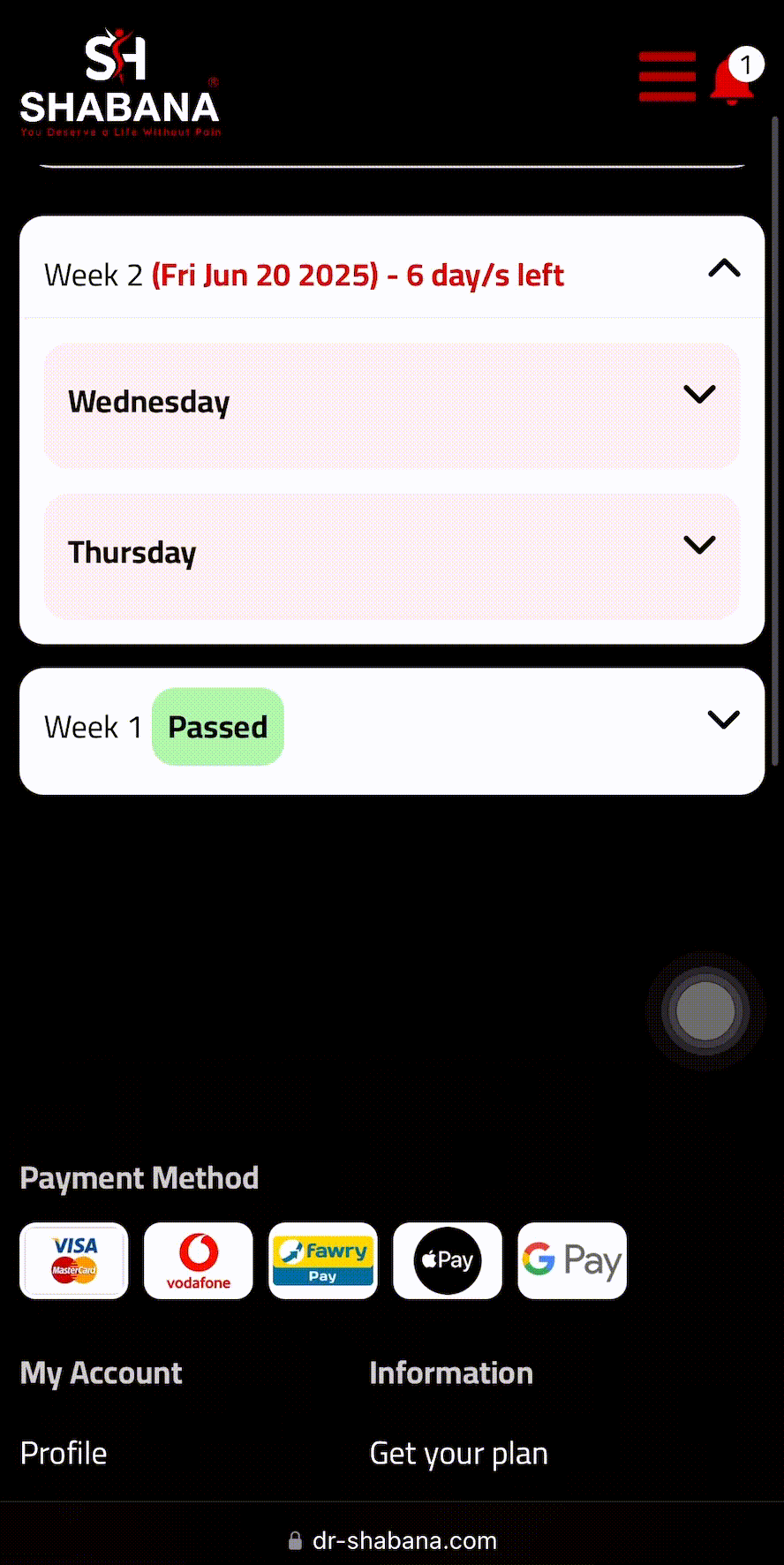 Dr Shabana's Webapp